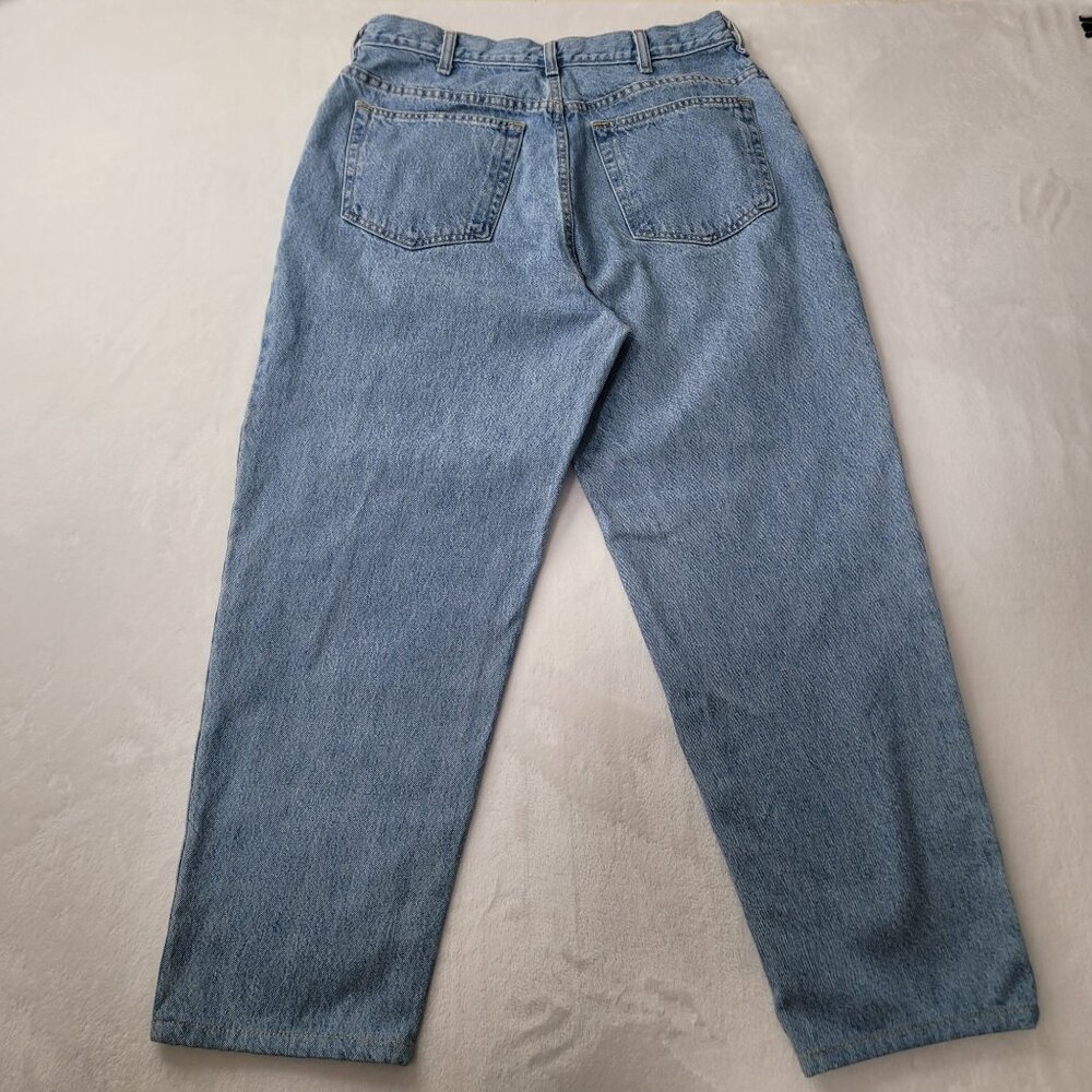 Lands End Women's Regular Fit Light Wash Denim Jeans Size 14x29 Reg - Picture 2 of 12